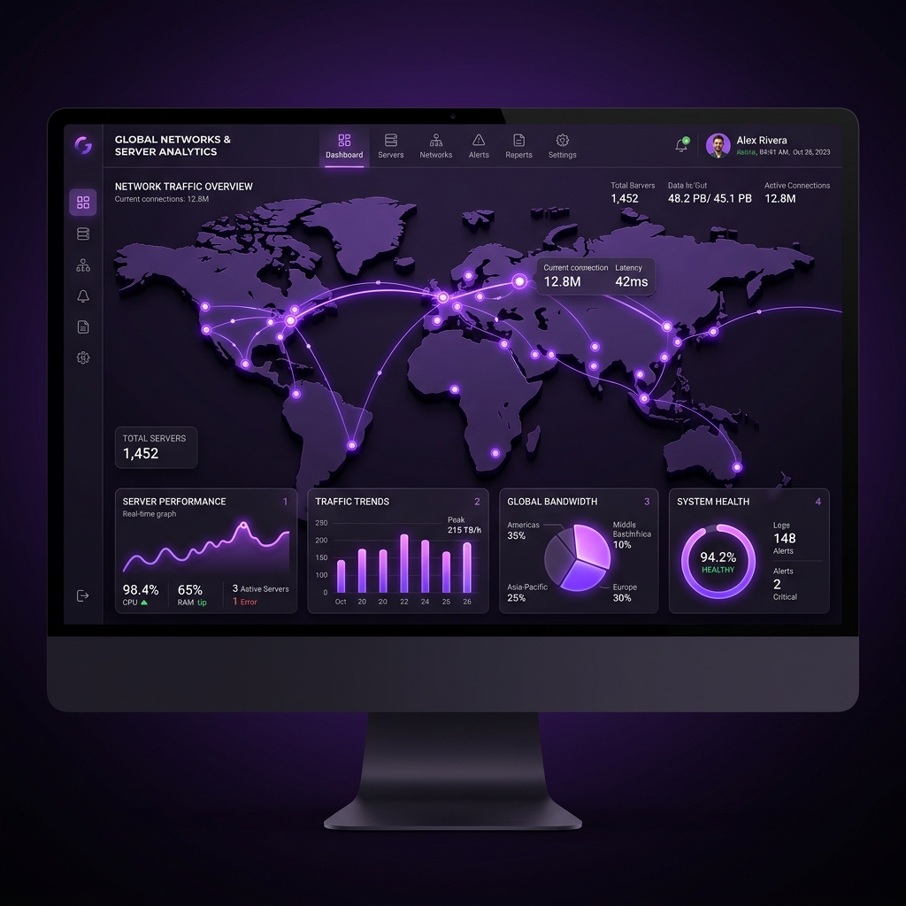 DataStream Analytics web dashboard mockup